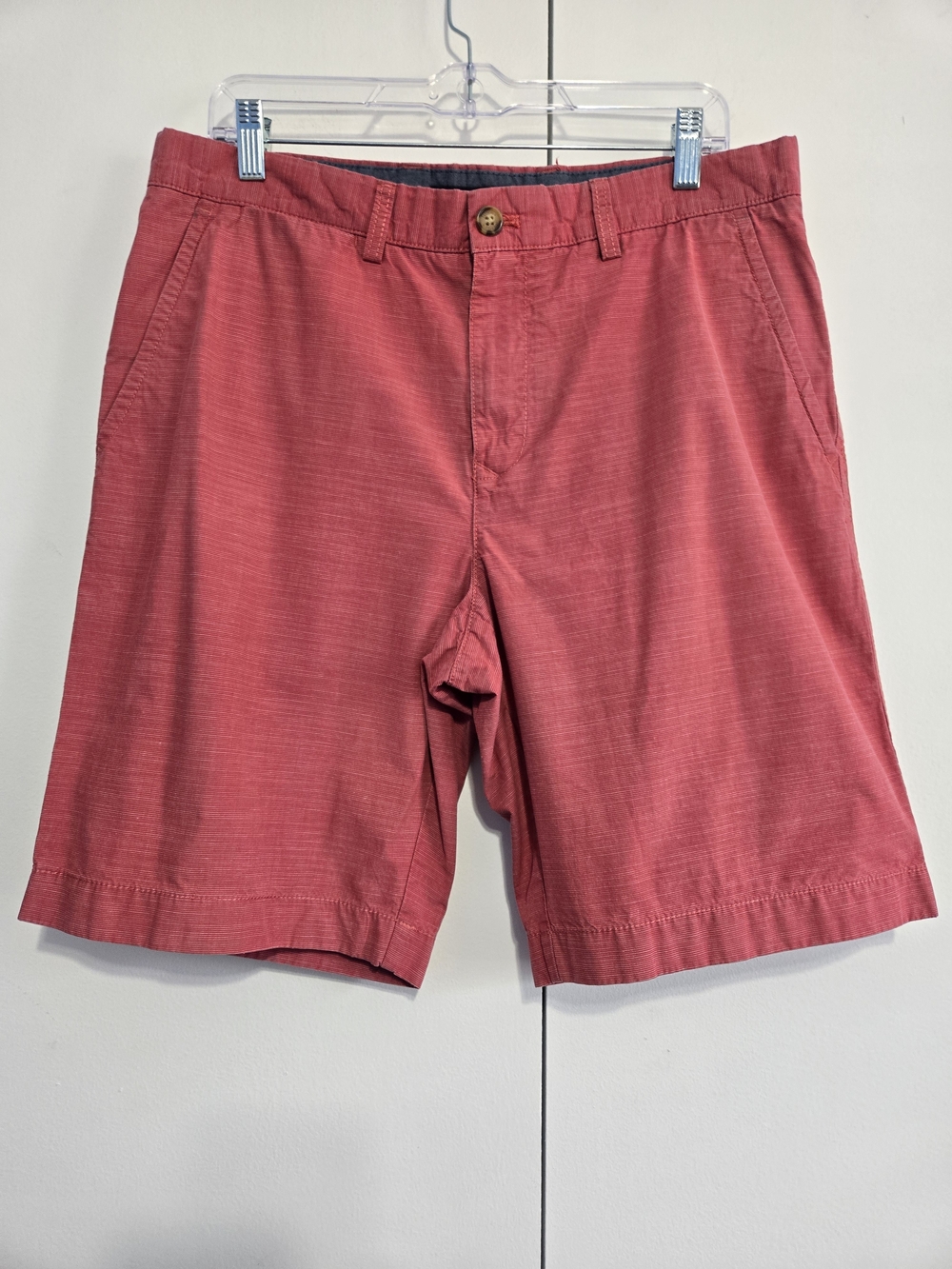 Tommy Hilfiger Coral Chino Shorts Mens Size 34 Flat Front Casual